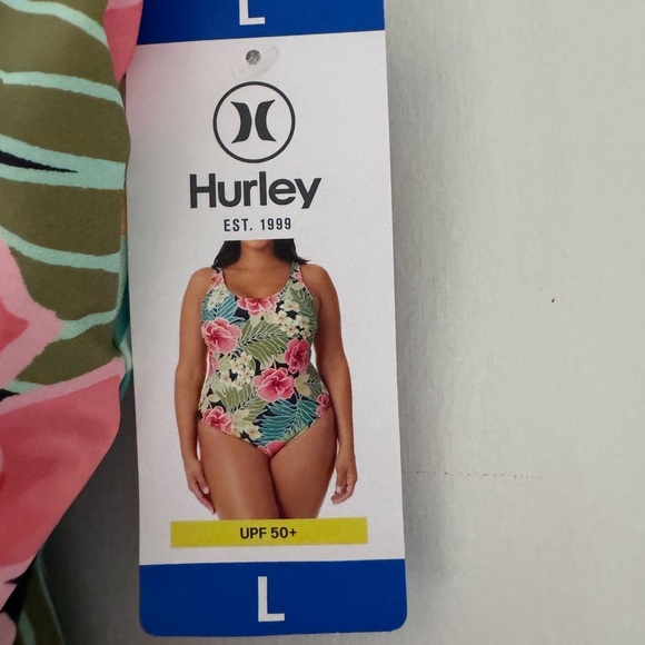 Hurley UPF +50 Floral One-Piece Swimsuit - Picture 8 of 12
